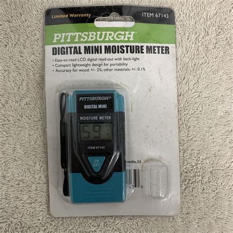 custom how to use pittsburgh moisture meter|pittsburgh moisture meter instructions.